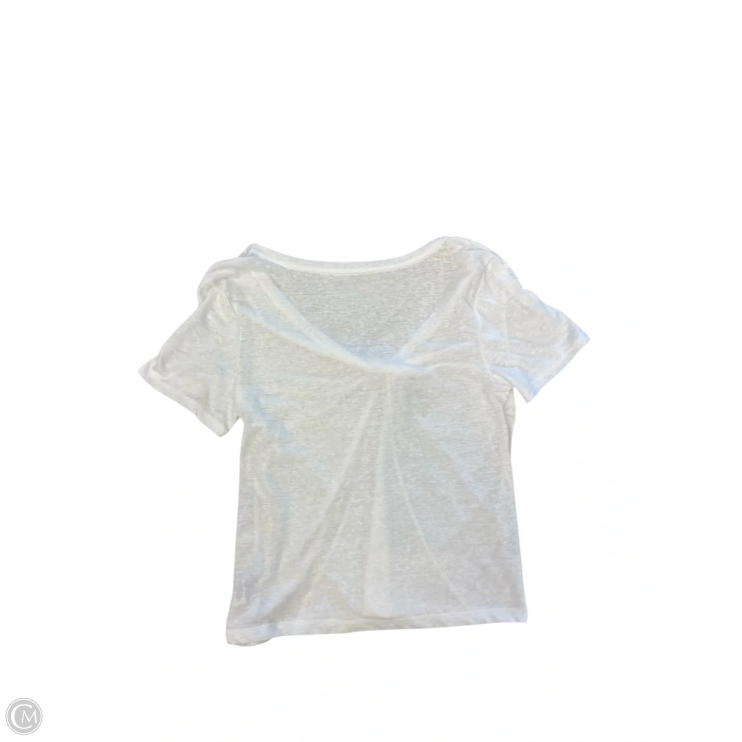 Top Short Sleeve By A New Day In White, Size: M