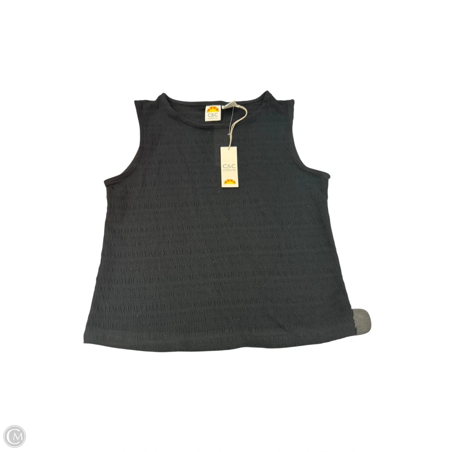 Top Sleeveless By C And C In Black, Size: L