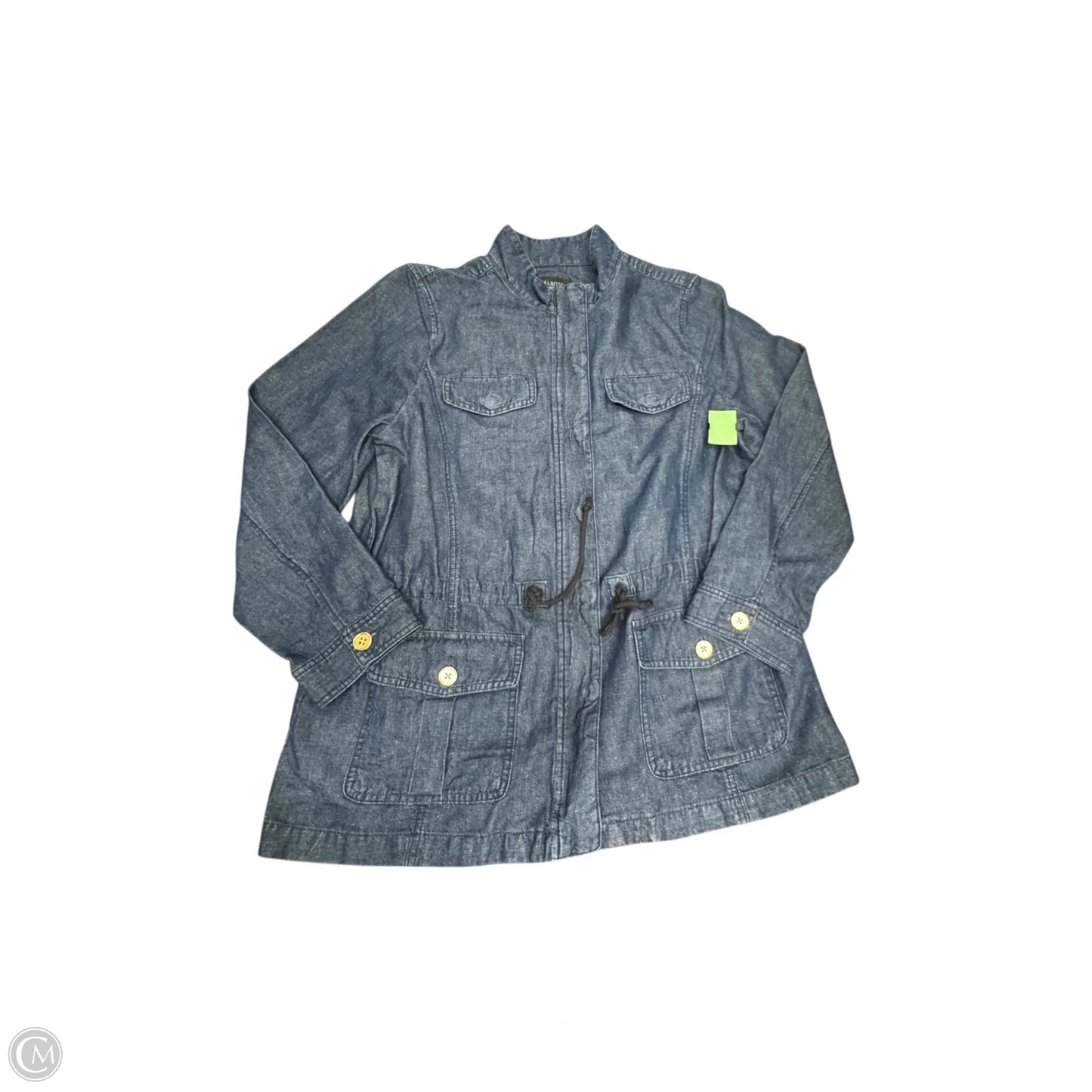 Jacket Denim By Talbots In Blue Denim, Size: Xl