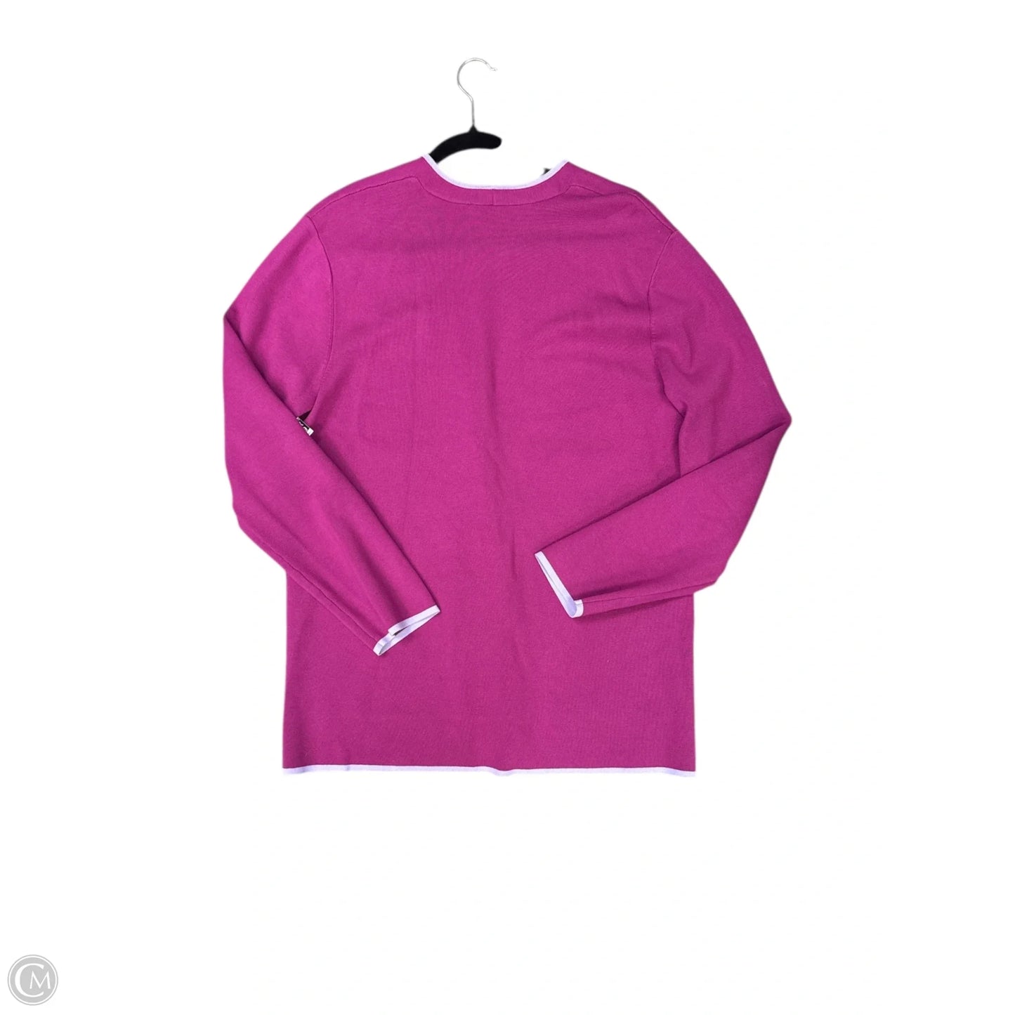 Cardigan By Ann Taylor In Purple, Size: L