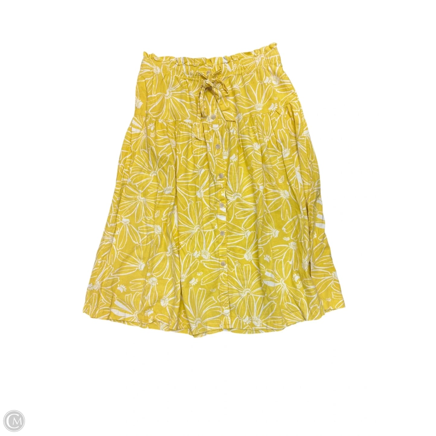 Skirt Maxi By Universal Thread In Yellow, Size: 10