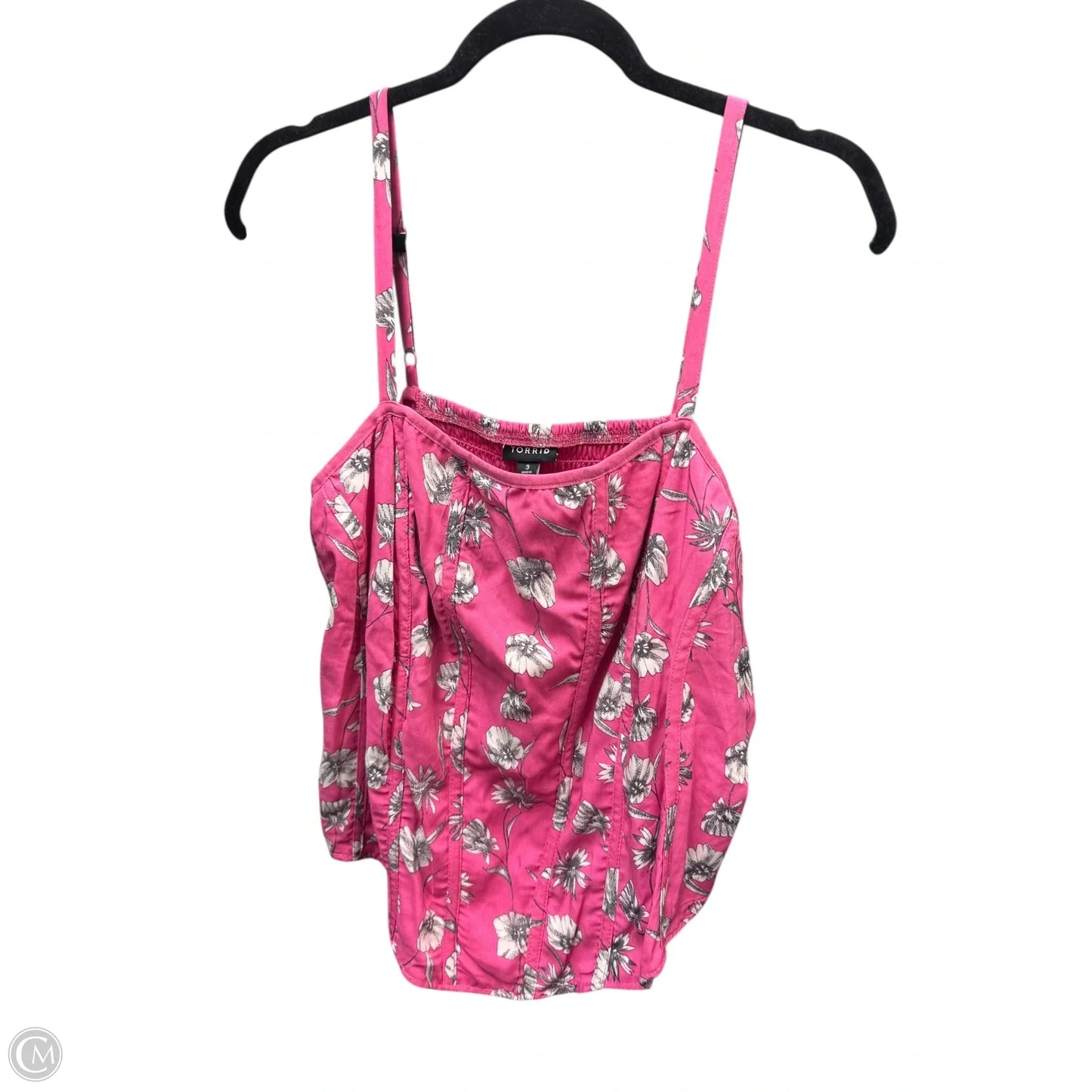 Tank Top By Torrid In Floral Print, Size: 3x