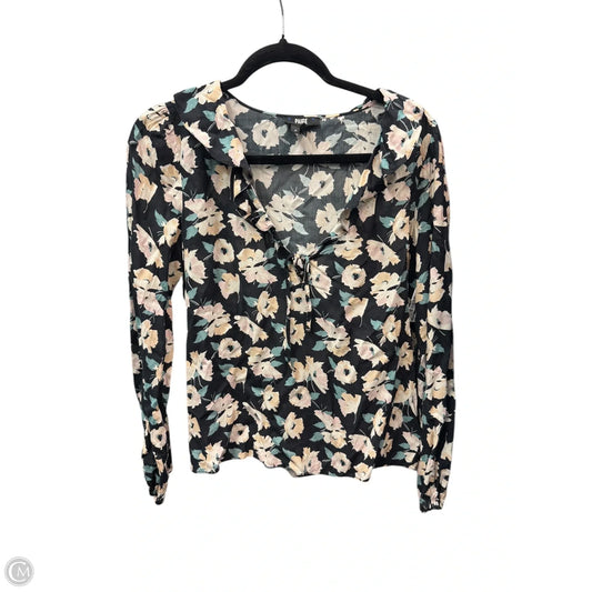Top Long Sleeve By Paige In Floral Print, Size: S