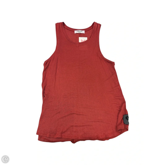 Top Sleeveless By Double Zero In Orange, Size: L