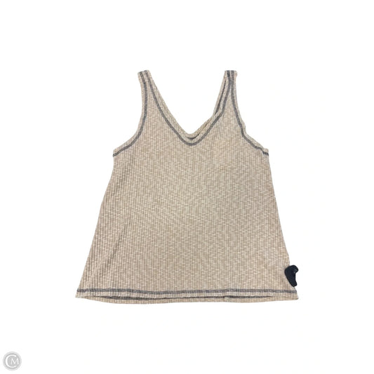 Top Sleeveless By Clothes Mentor In Tan, Size: M