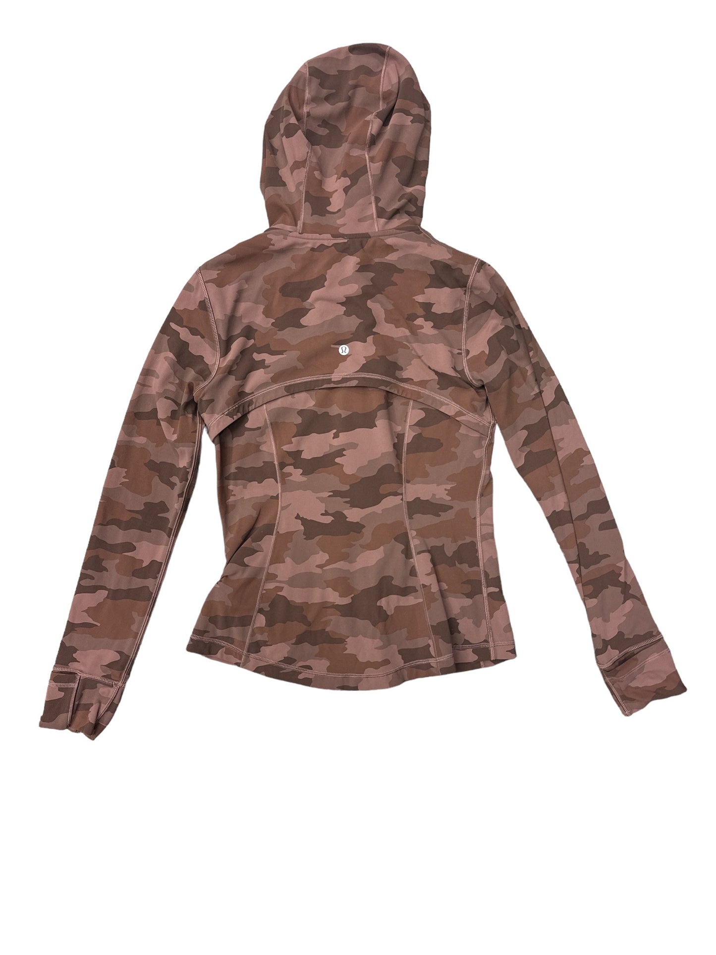 Camouflage Print Athletic Jacket Lululemon, Size 8