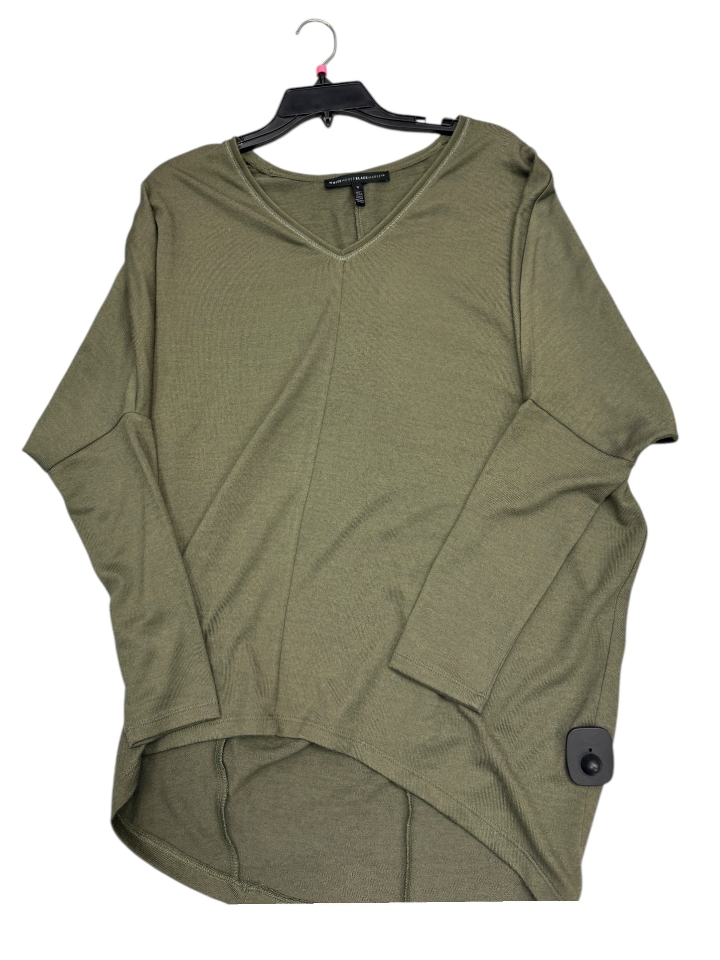 Top Long Sleeve By White House Black Market In Green, Size: S