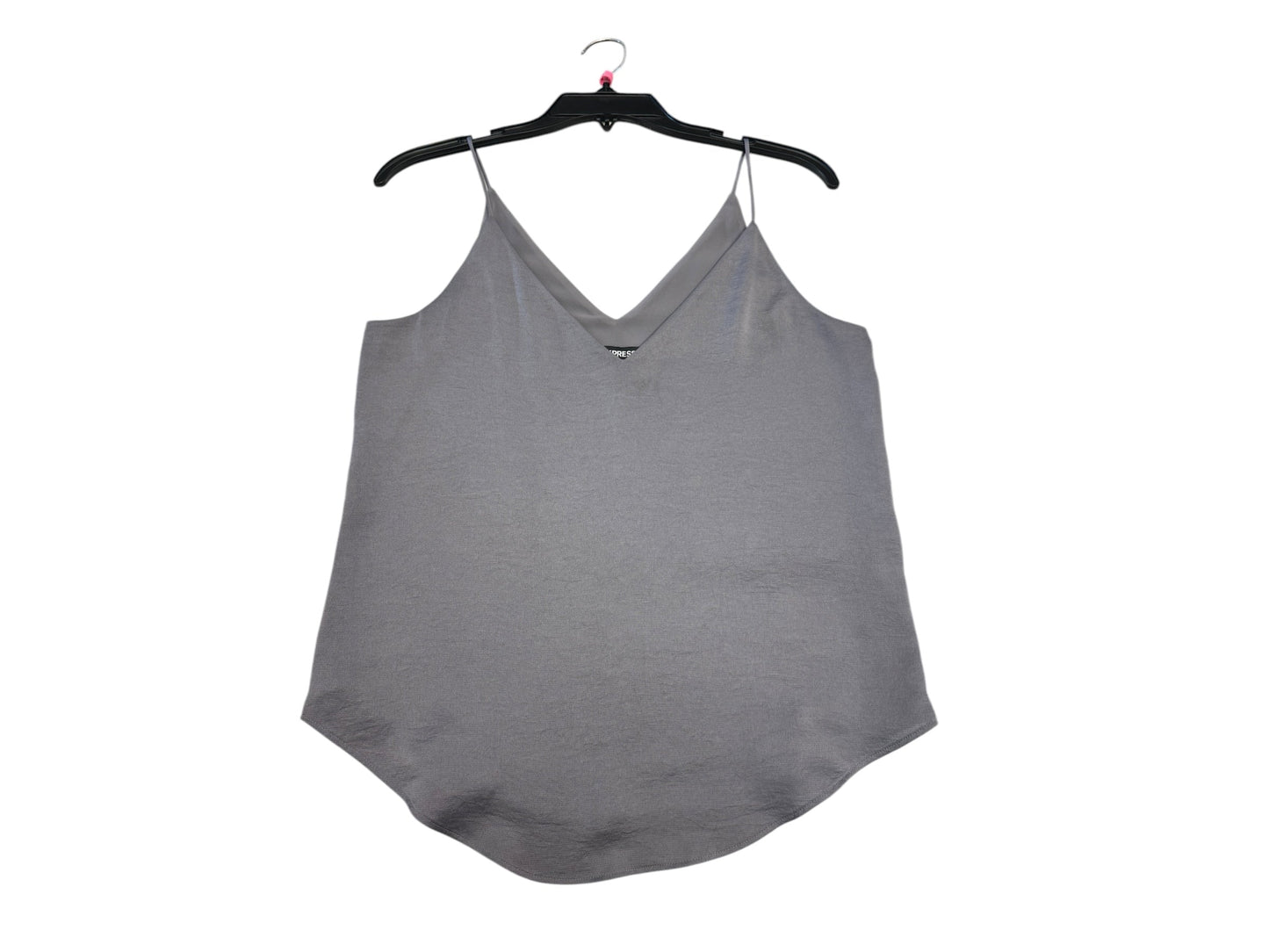 Tank Top By Express In Silver, Size: Xs