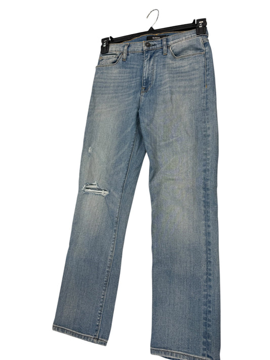 Jeans Straight By Hudson In Blue Denim, Size: 4