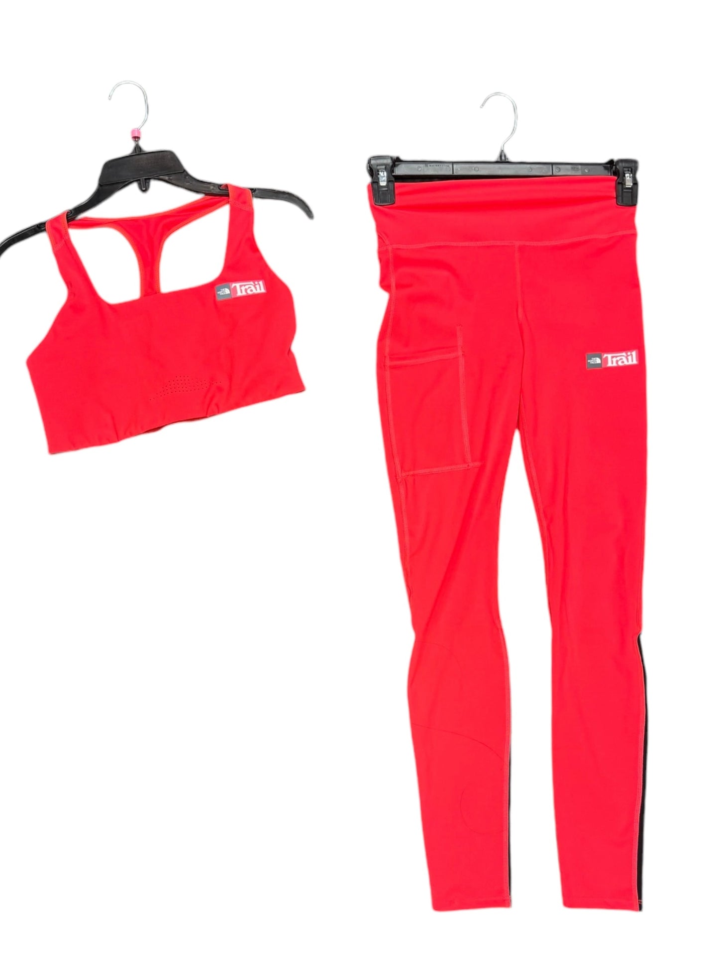 Athletic Pants 2pc By The North Face In Pink, Size: M