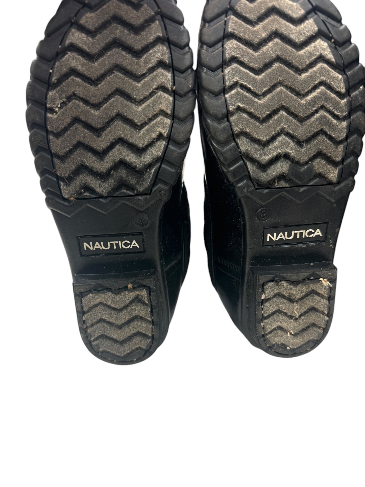 Boots Ankle Heels By Nautica In Black, Size: 8