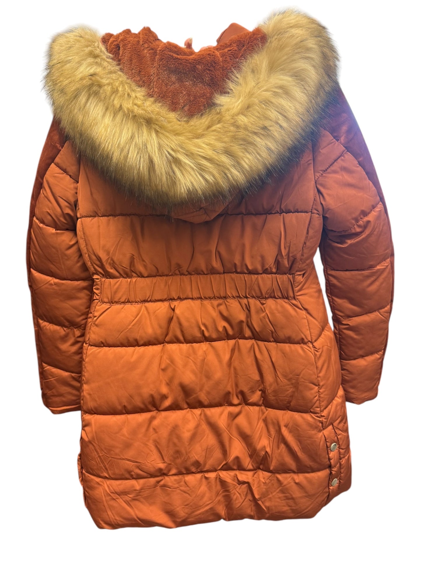 Coat Puffer & Quilted By Cmc In Orange, Size: L