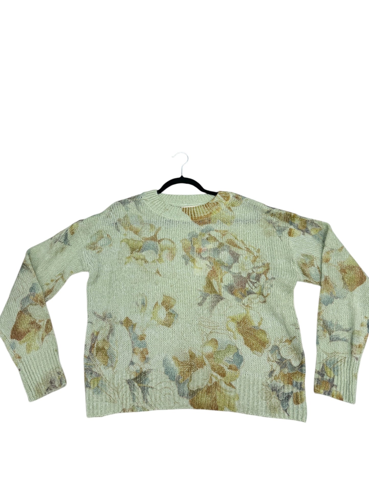 Sweater By Elan In Green, Size: M