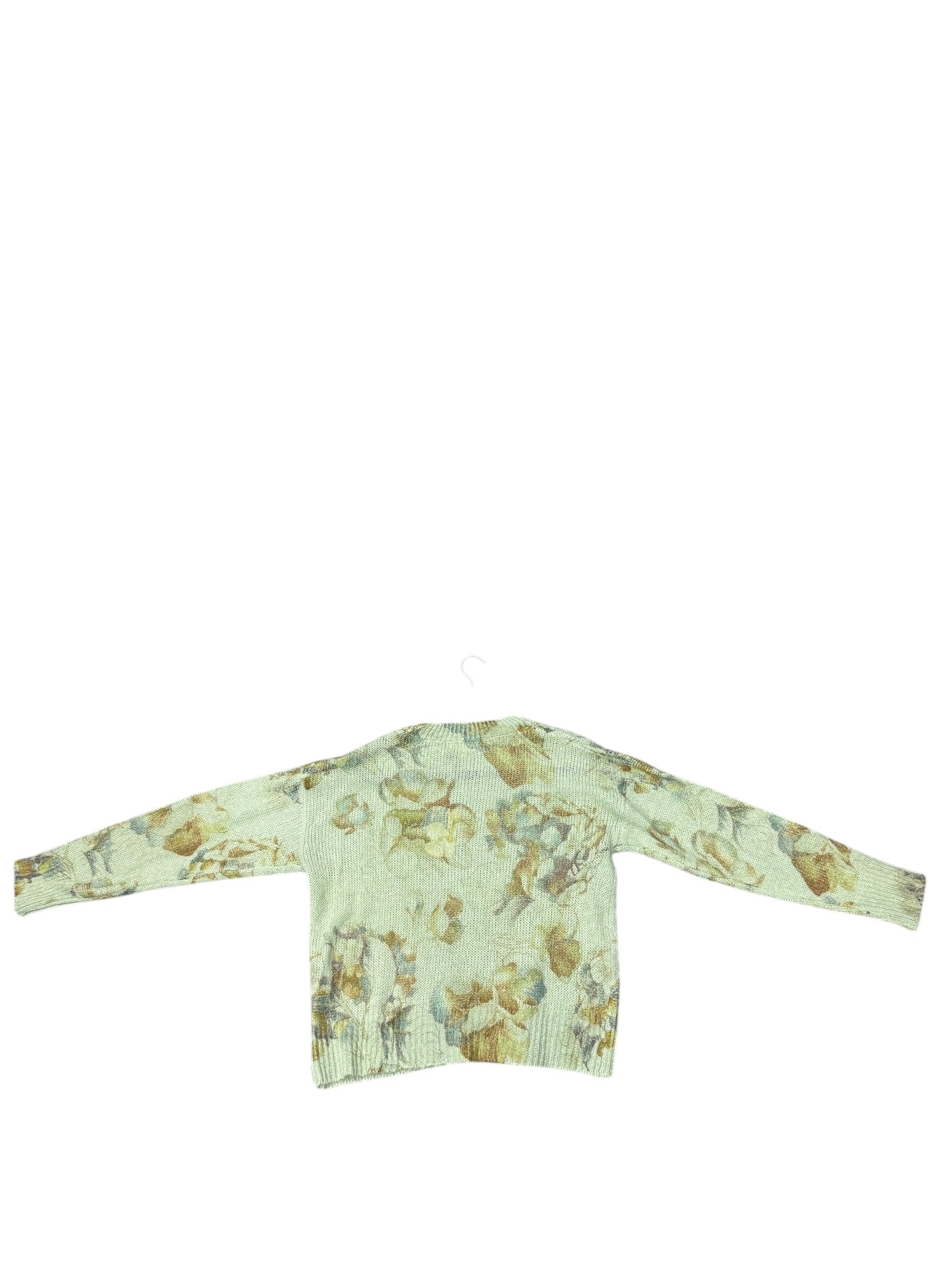 Sweater By Elan In Green, Size: M