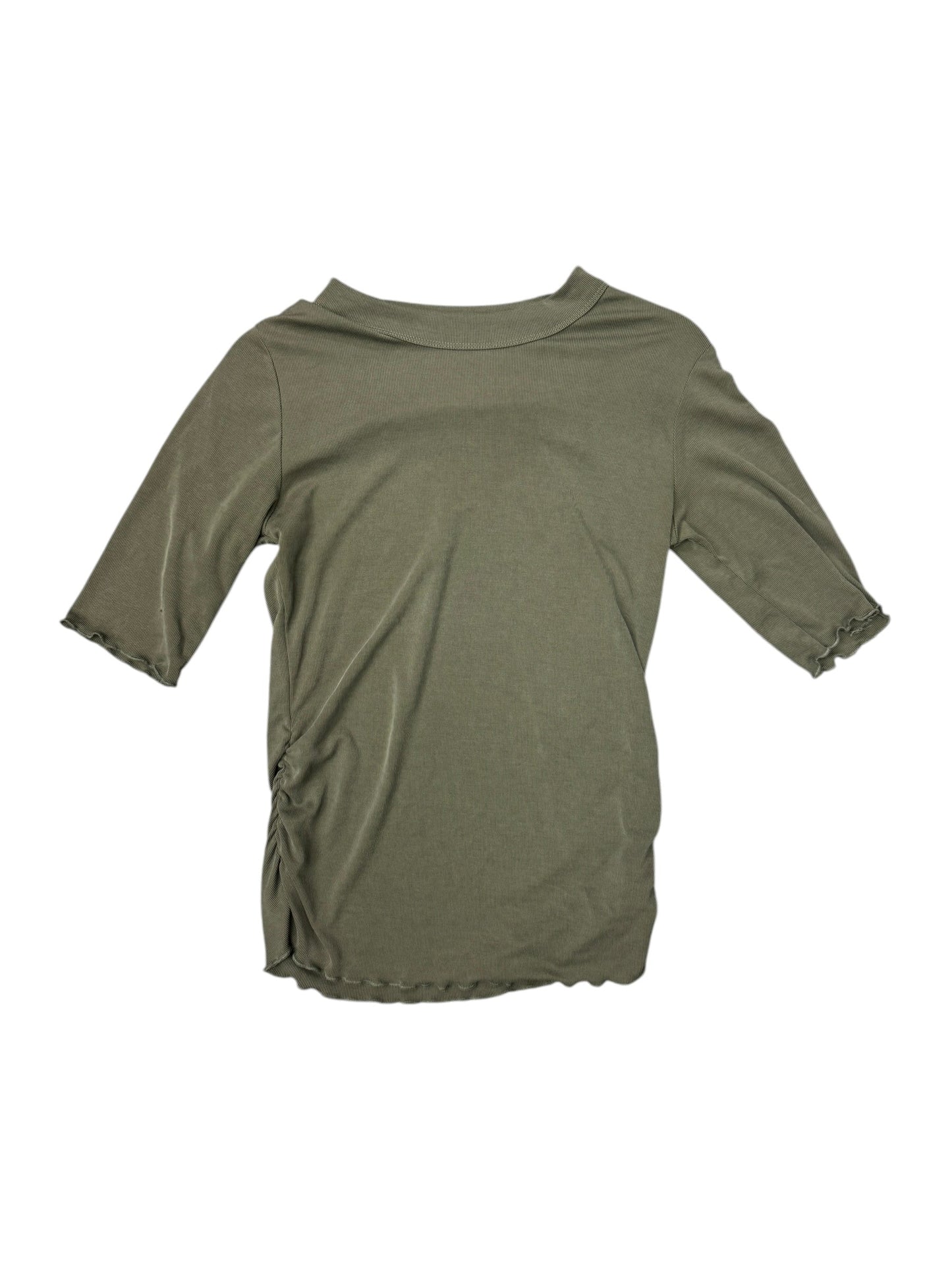 Top 3/4 Sleeve By Leela & Lavender In Green, Size: L