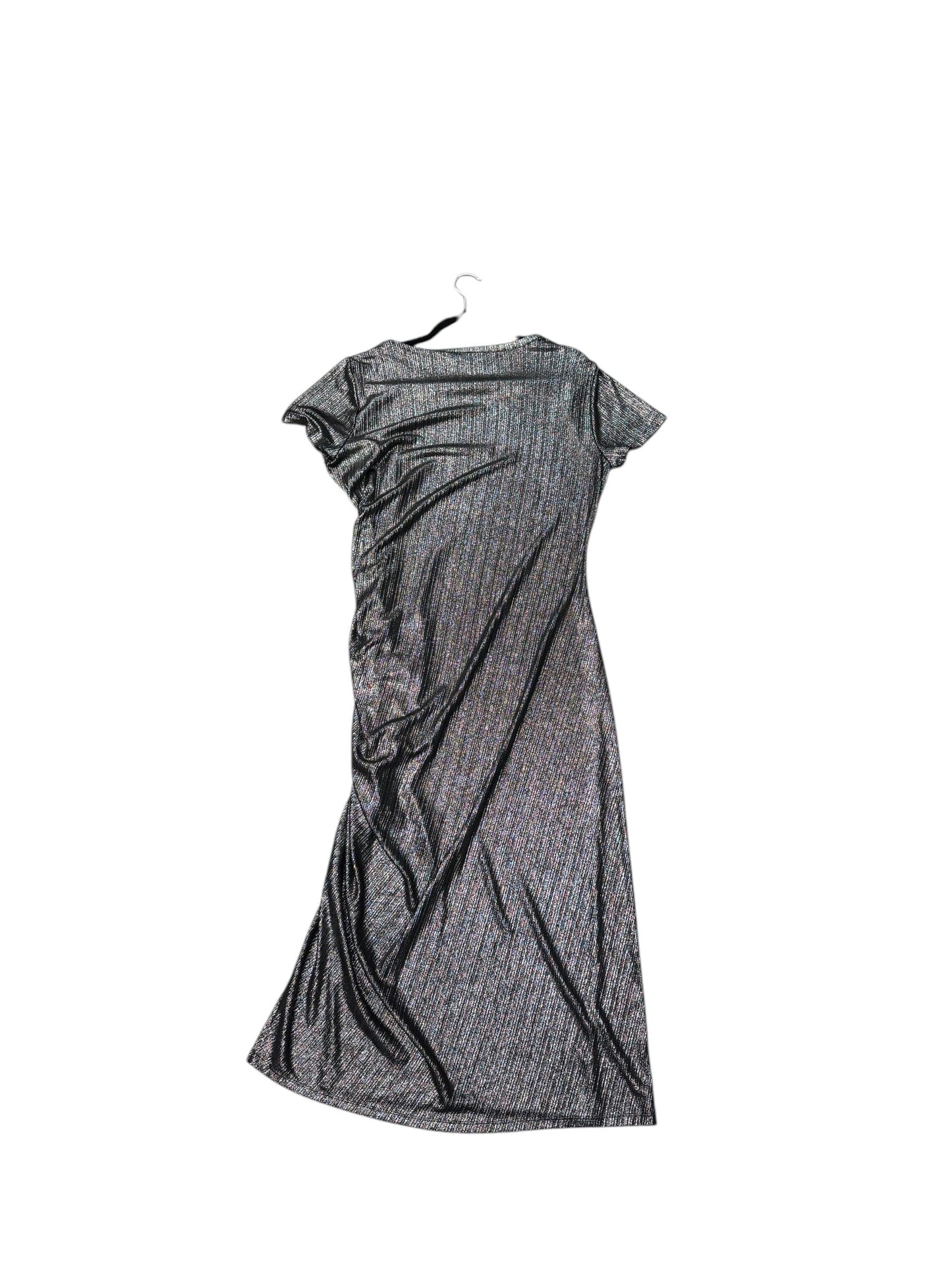 Dress Party Long By Michael By Michael Kors In Silver, Size: 2x