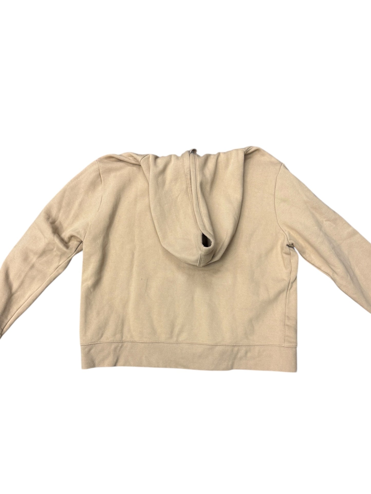 Sweatshirt Hoodie By Champion In Tan, Size: L