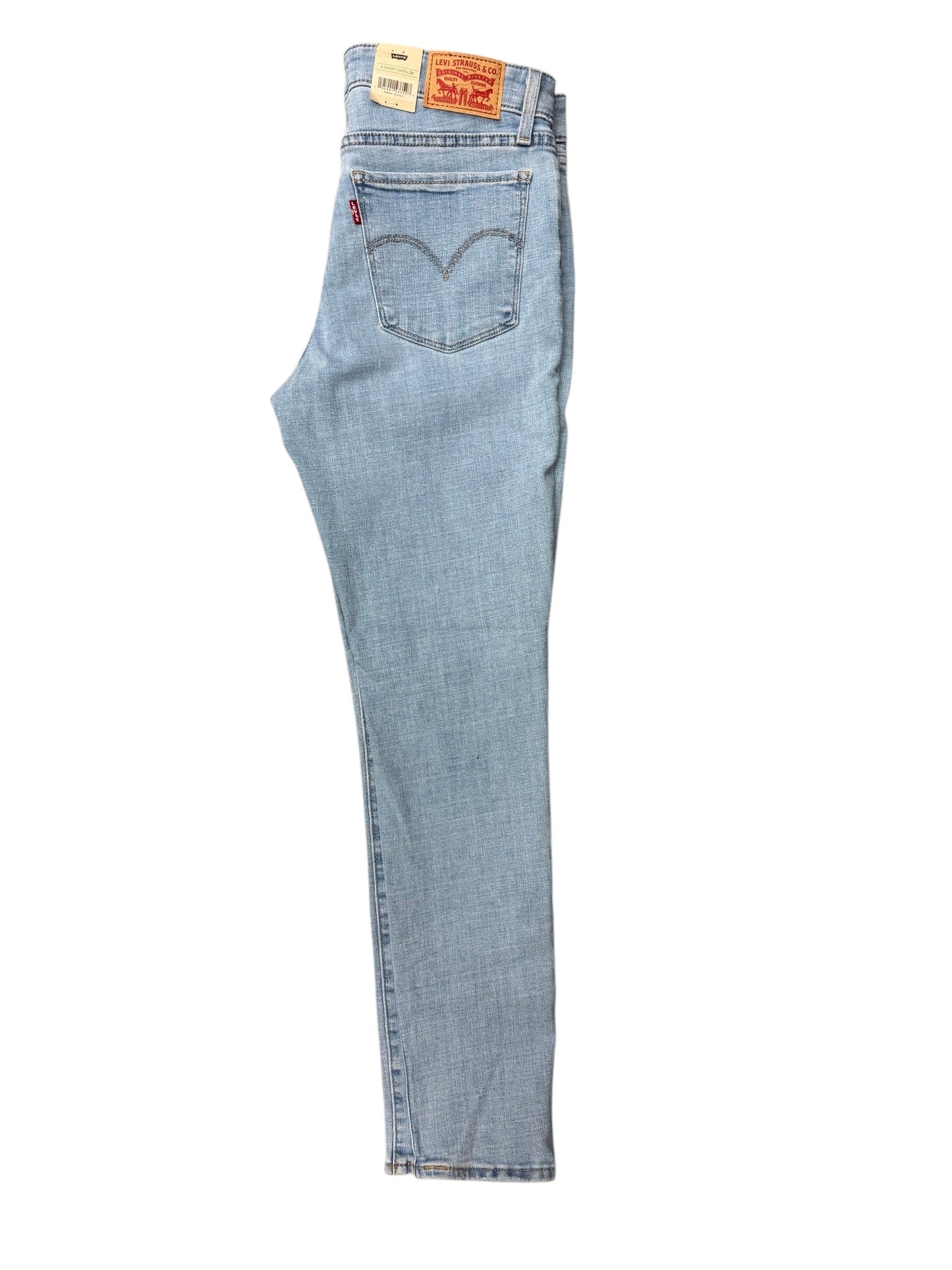 Jeans Skinny By Levis In Blue Denim, Size: 8