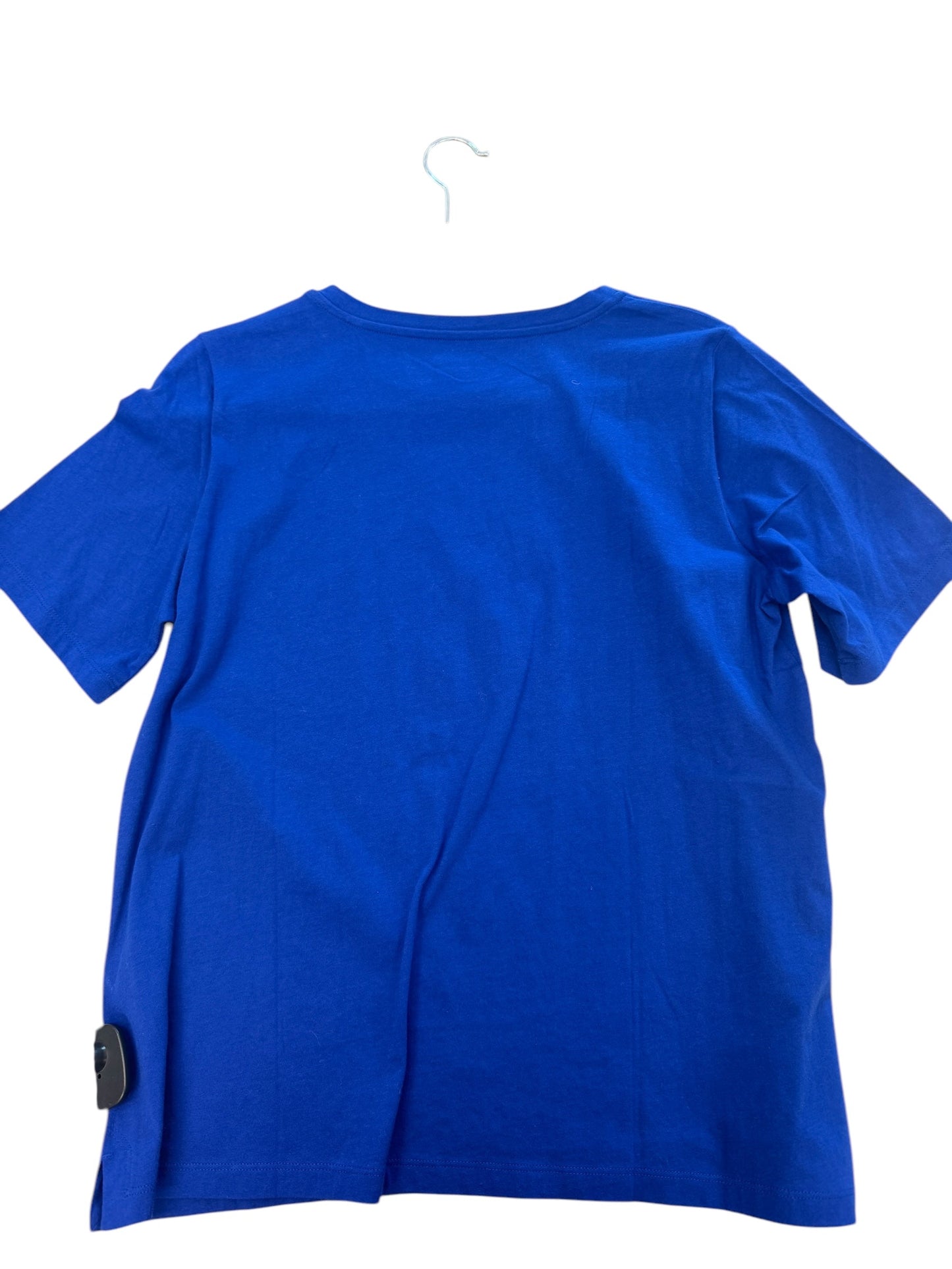 Top Short Sleeve By Eileen Fisher In Blue, Size: S