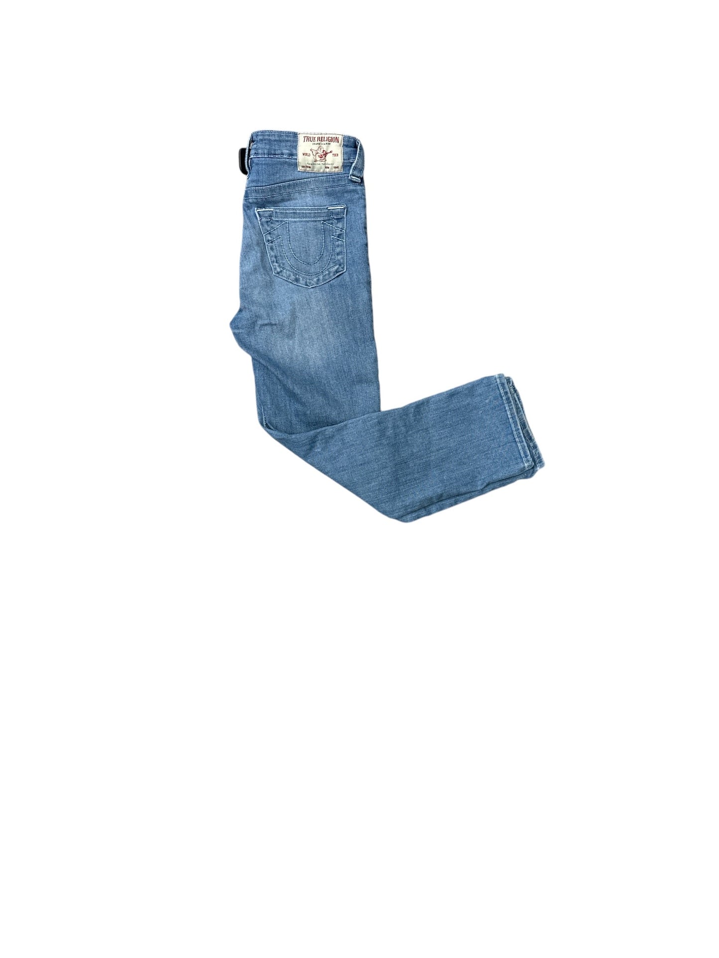 Jeans Straight By True Religion In Blue Denim, Size: 2