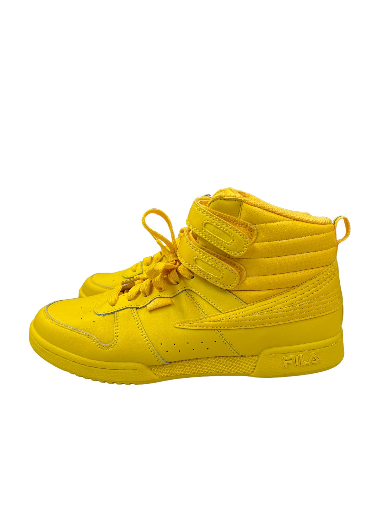 Shoes Athletic By Fila In Yellow, Size: 11