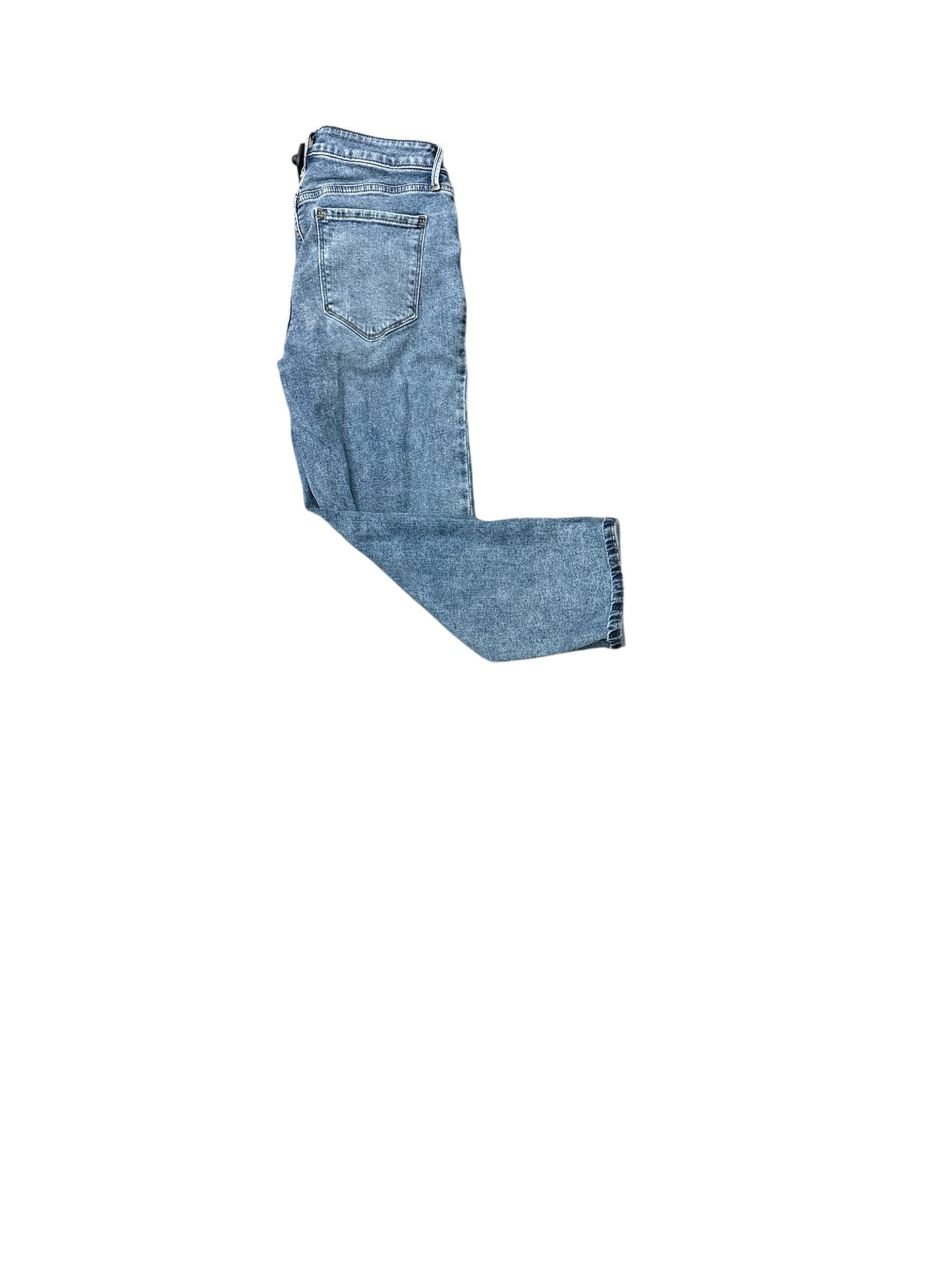 Jeans Straight By Simply Vera In Blue Denim, Size: 2