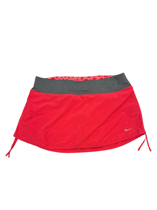 Athletic Skort By Nike In Pink, Size: M