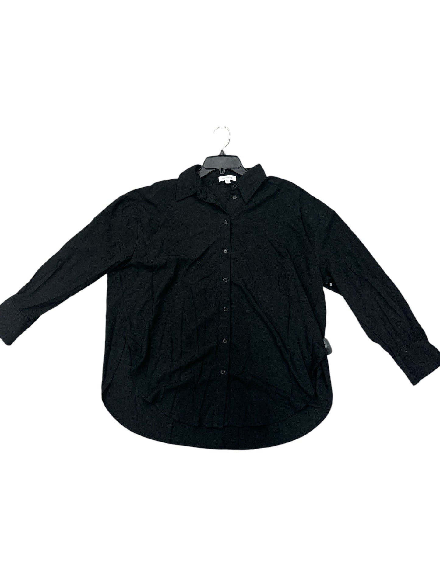 Top Long Sleeve By Mittoshop In Black, Size: M