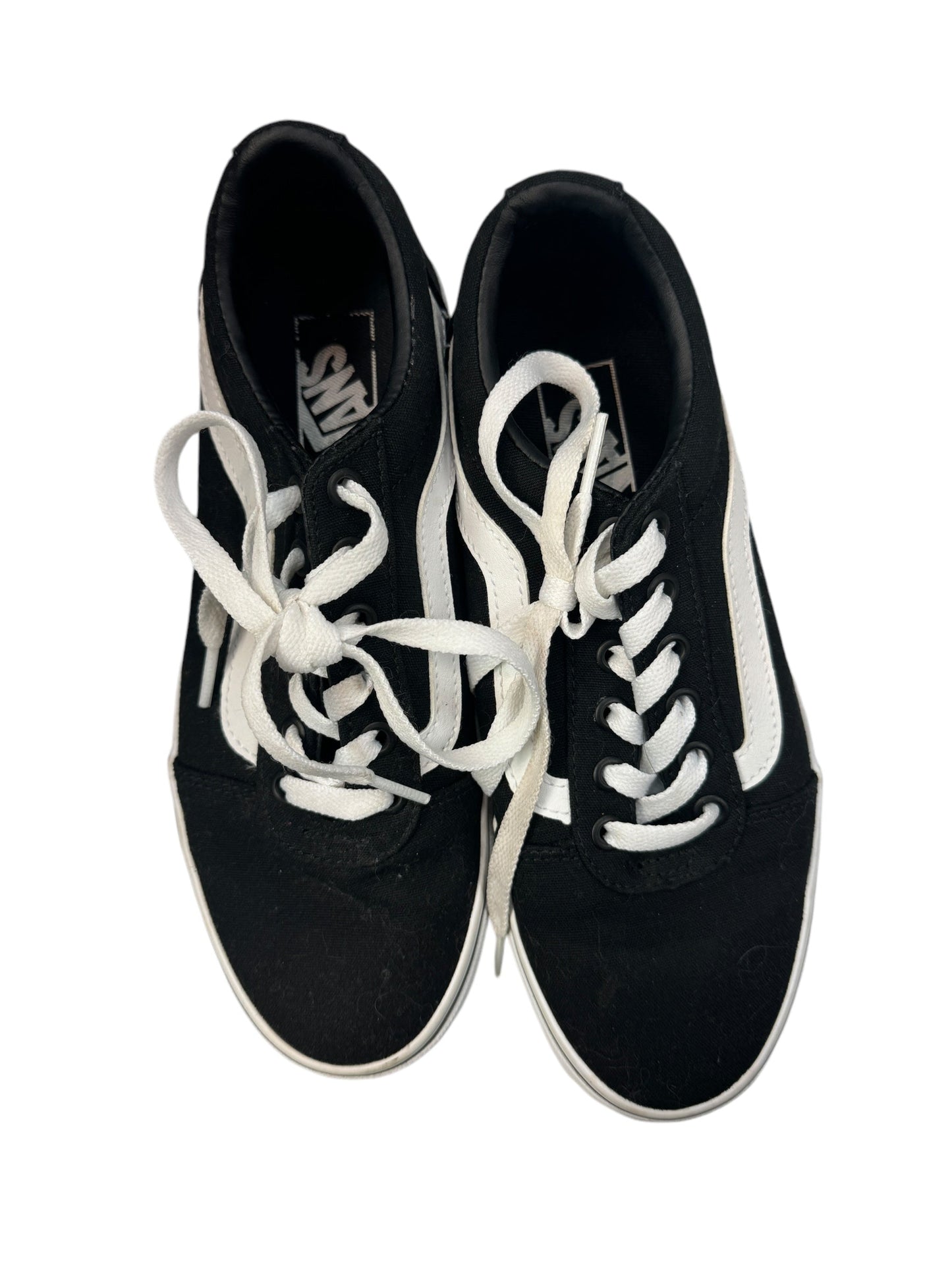 Shoes Sneakers By Vans In Black, Size: 7.5