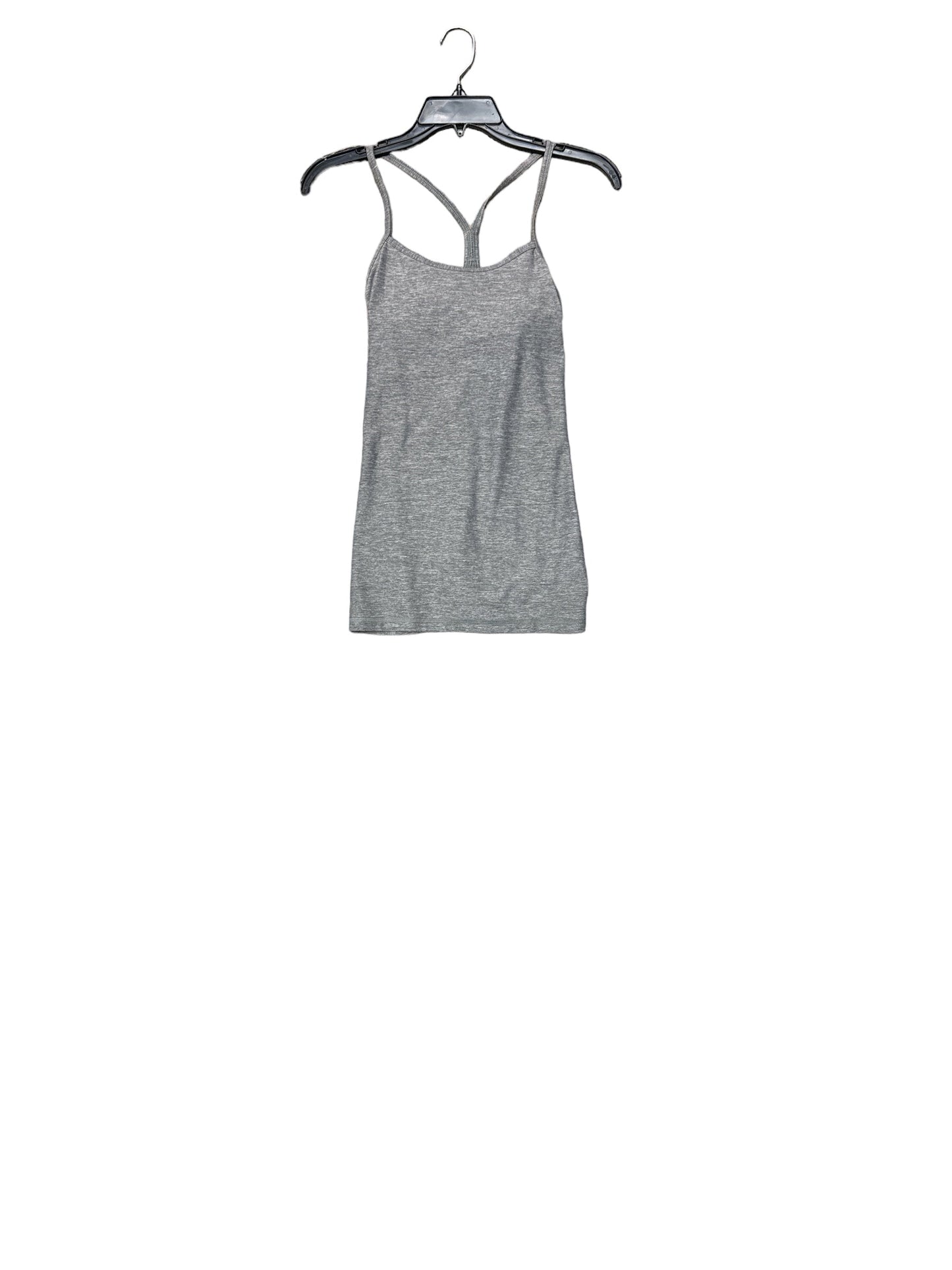 Athletic Tank Top By Lululemon In Grey, Size: M