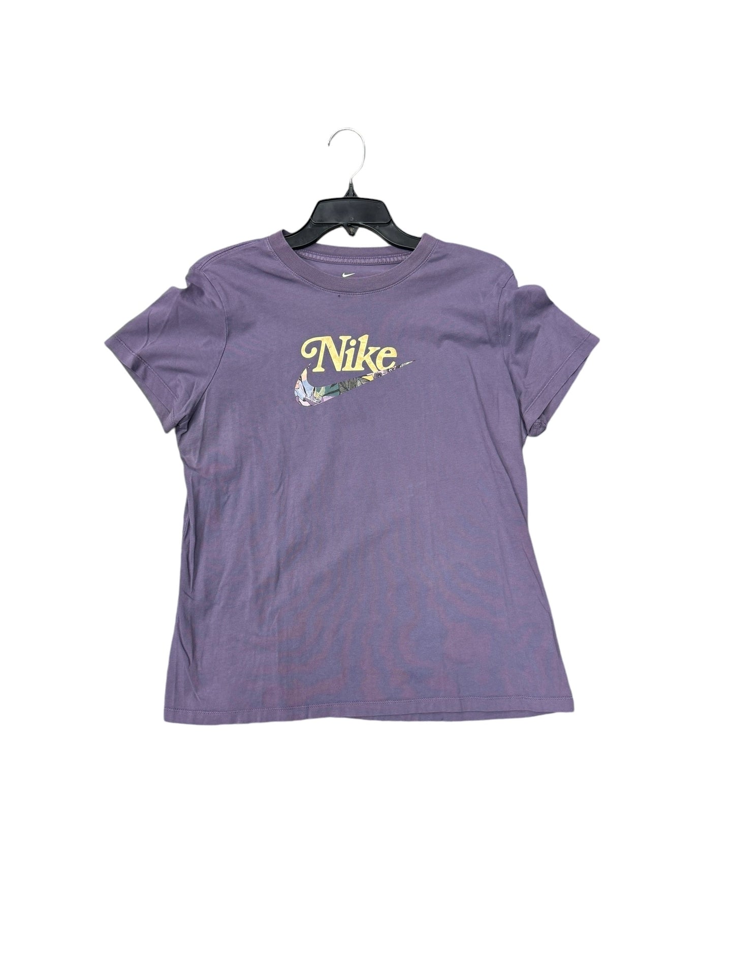 Top Short Sleeve By Nike Apparel In Purple, Size: Xl