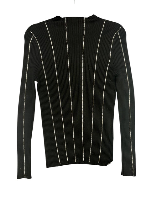 Top Long Sleeve By Inc In Black, Size: Xl