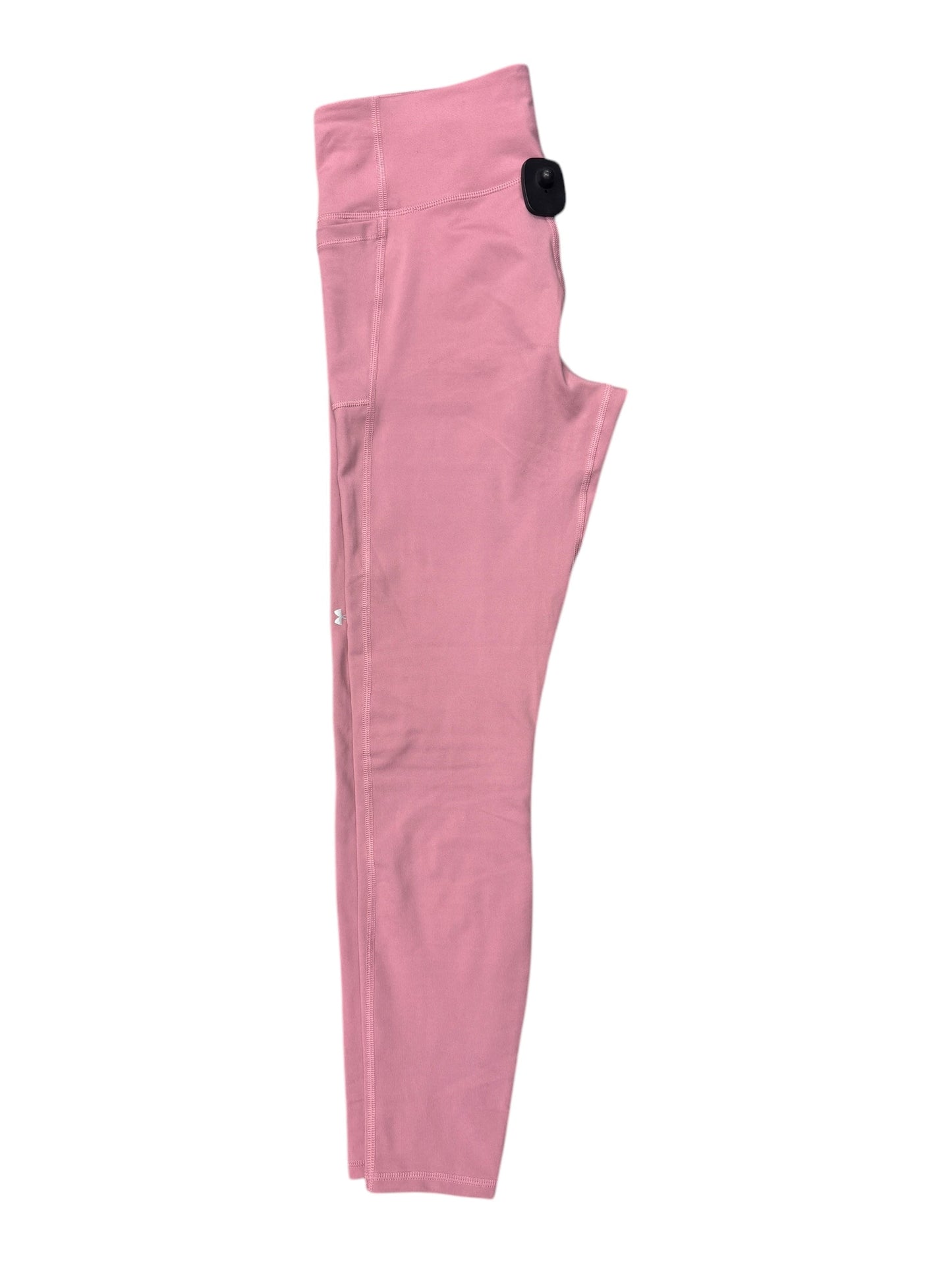 Athletic Leggings By Under Armour In Pink, Size: L