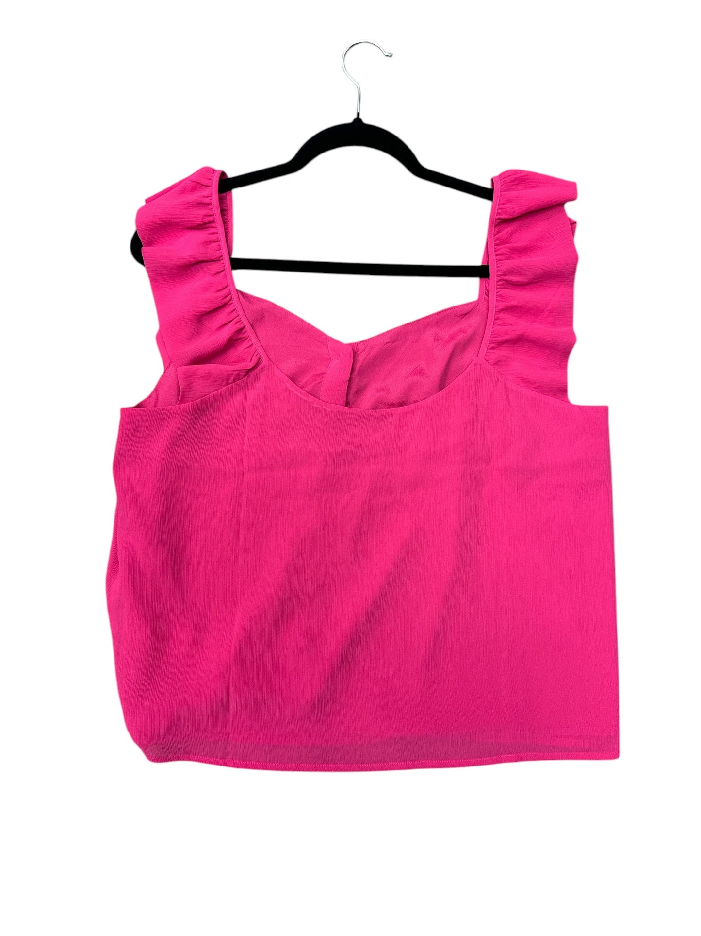 Top Sleeveless By J. Crew In Pink, Size: L