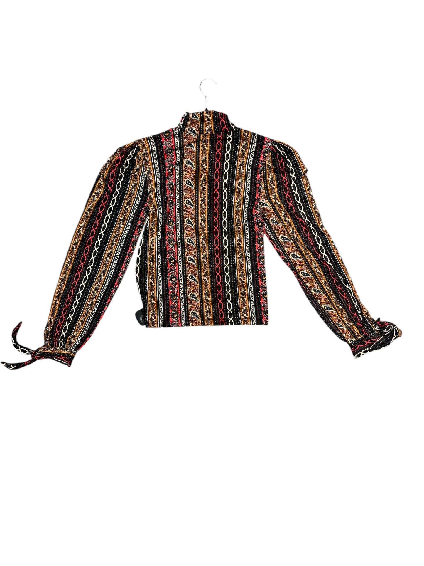 Top Long Sleeve By Free People In Multi-colored, Size: M