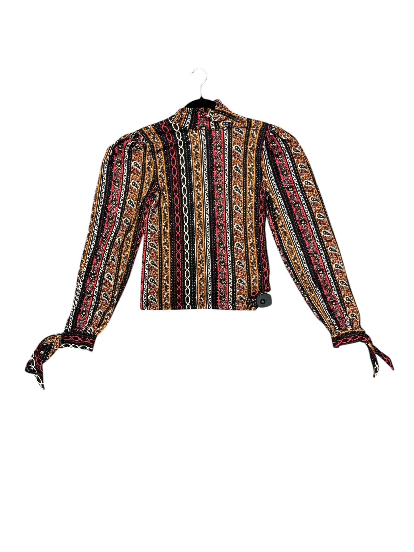 Top Long Sleeve By Free People In Multi-colored, Size: M