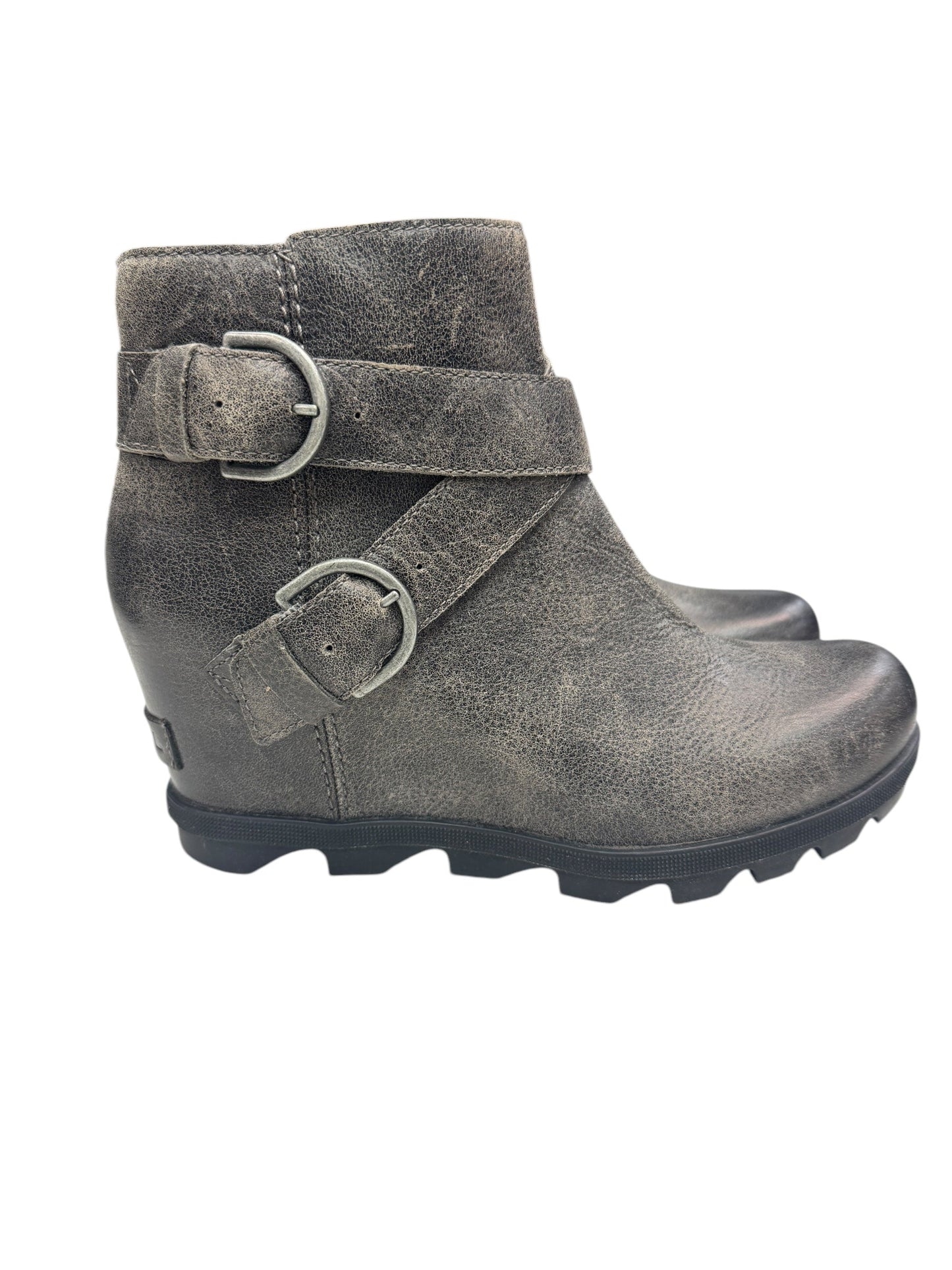 Boots Ankle Flats By Sorel In Grey, Size: 9