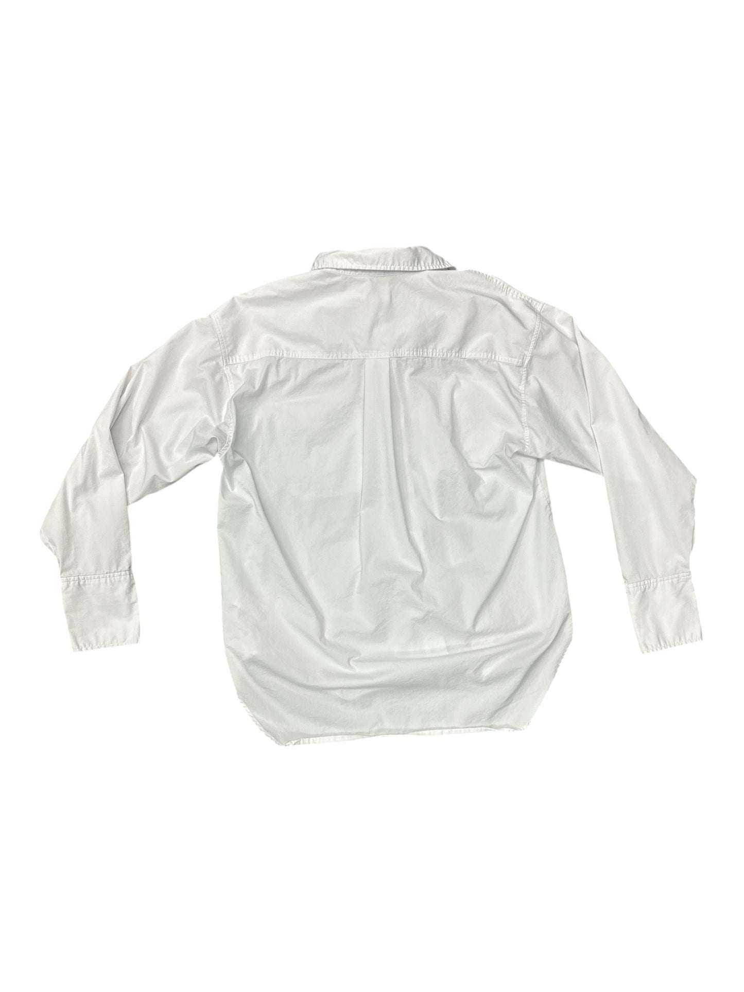 Top Long Sleeve By Good American In White, Size: L