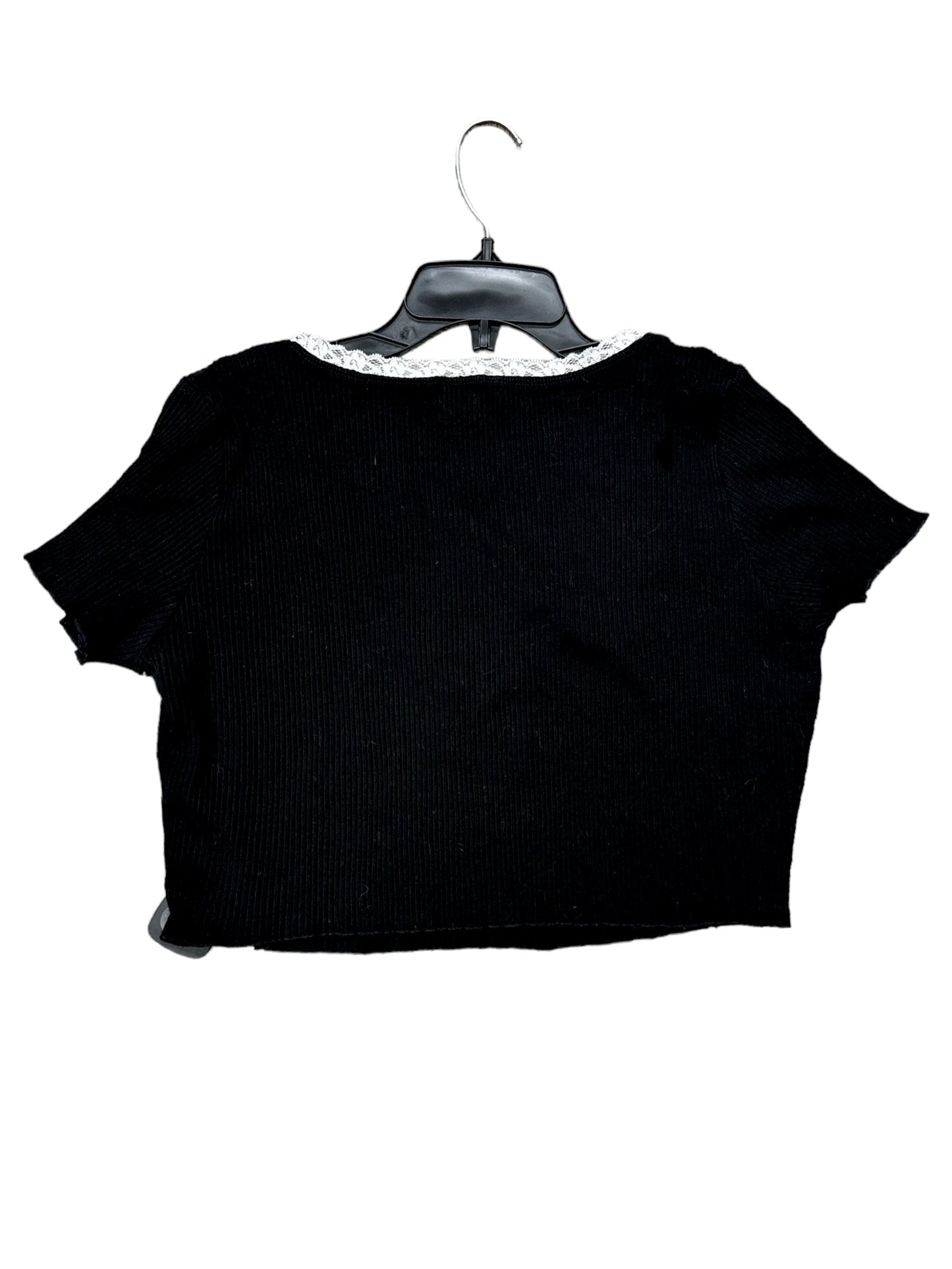 Top Short Sleeve By Cmc In Black, Size: 3x