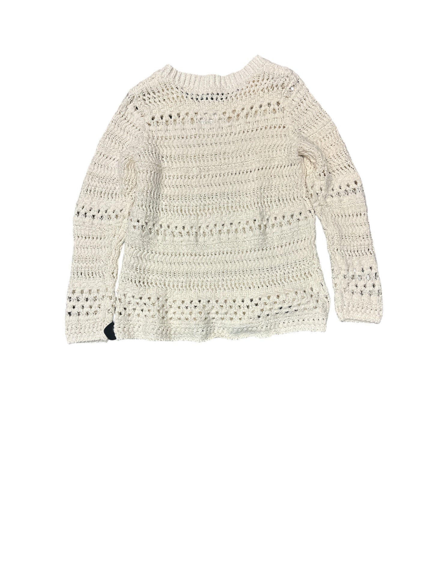 Sweater By Soft Surroundings In Cream, Size: M