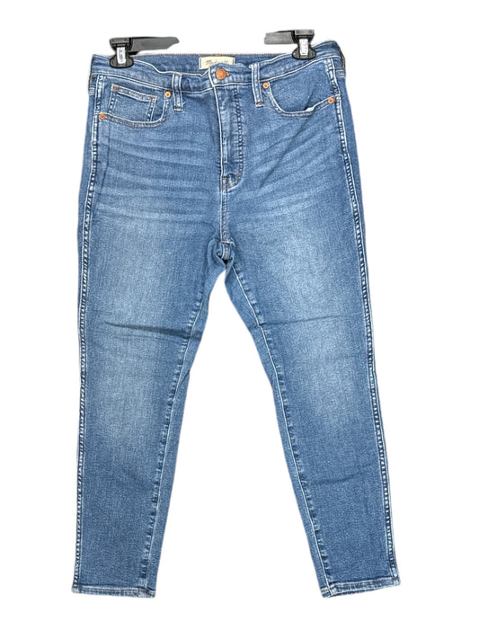 Jeans Skinny By Madewell In Blue Denim, Size: 10