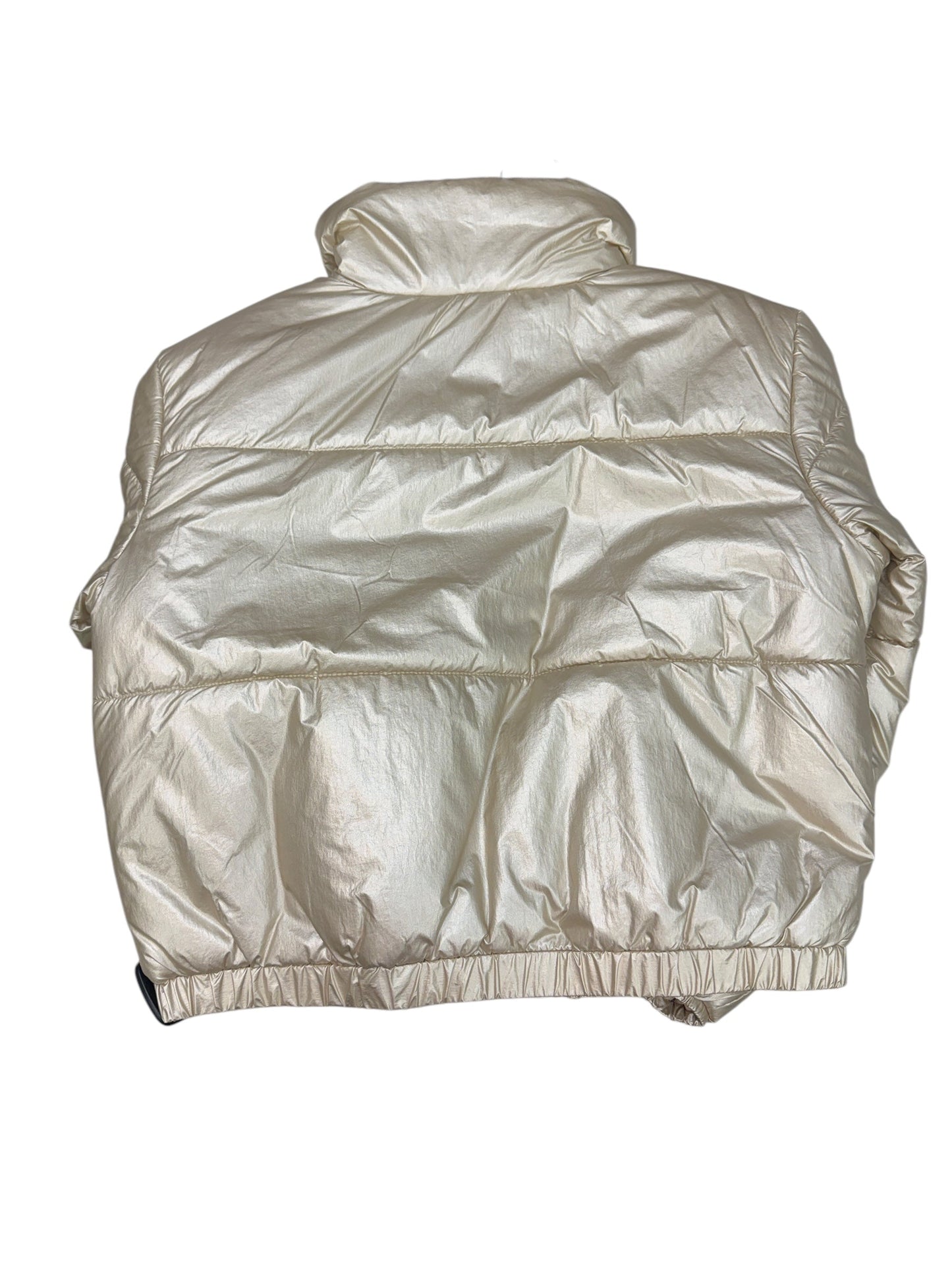 Jacket Puffer & Quilted By Wild Fable In Gold, Size: S