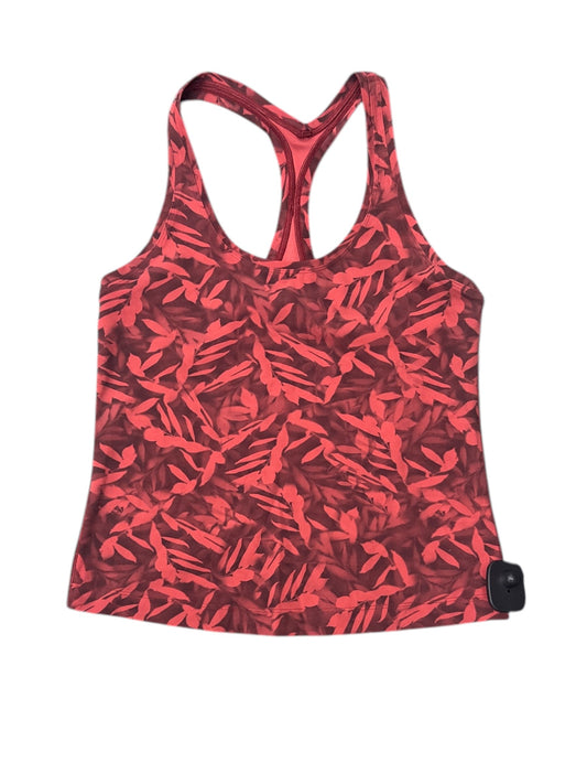 Athletic Tank Top By Lululemon In Red, Size: S