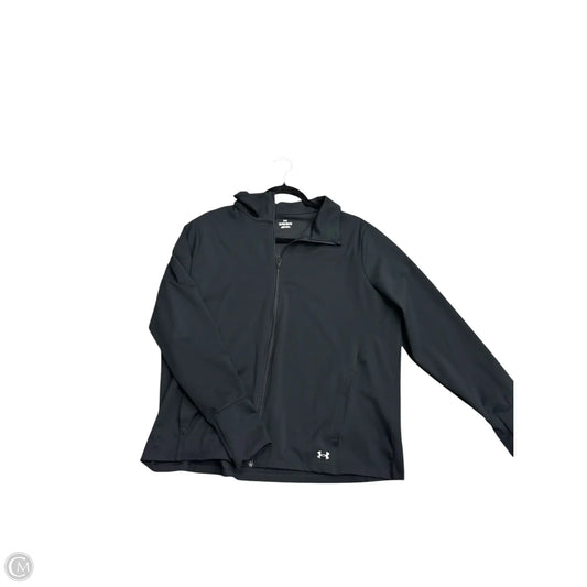 Athletic Jacket By Under Armour In Black, Size: 1x