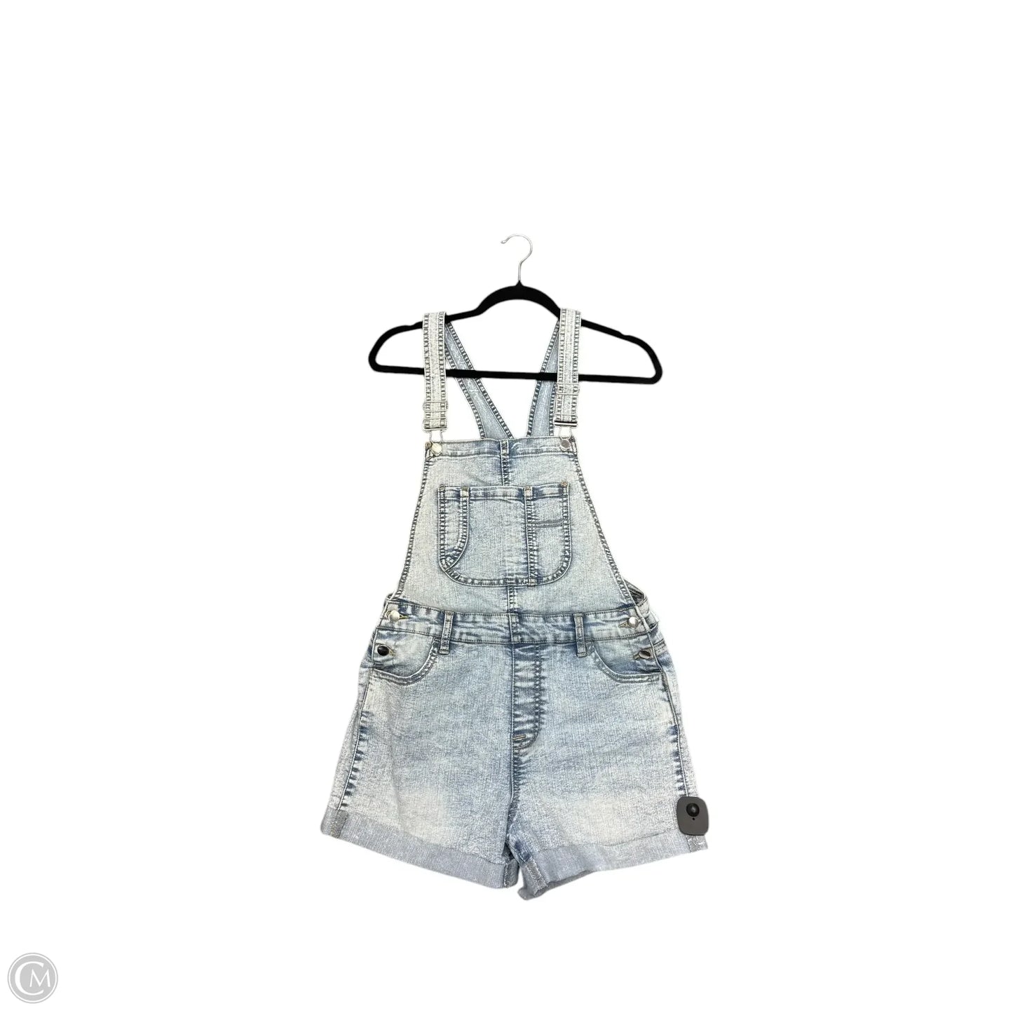 Overalls By Clothes Mentor In Blue Denim, Size: S