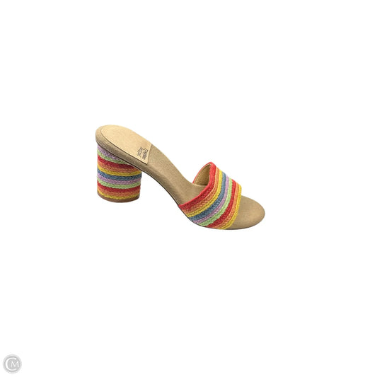 Shoes Heels Block By Jeffery Campbell In Rainbow Print, Size: 6