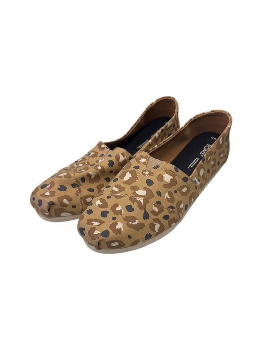 Shoes Flats By Toms In Animal Print, Size: 11