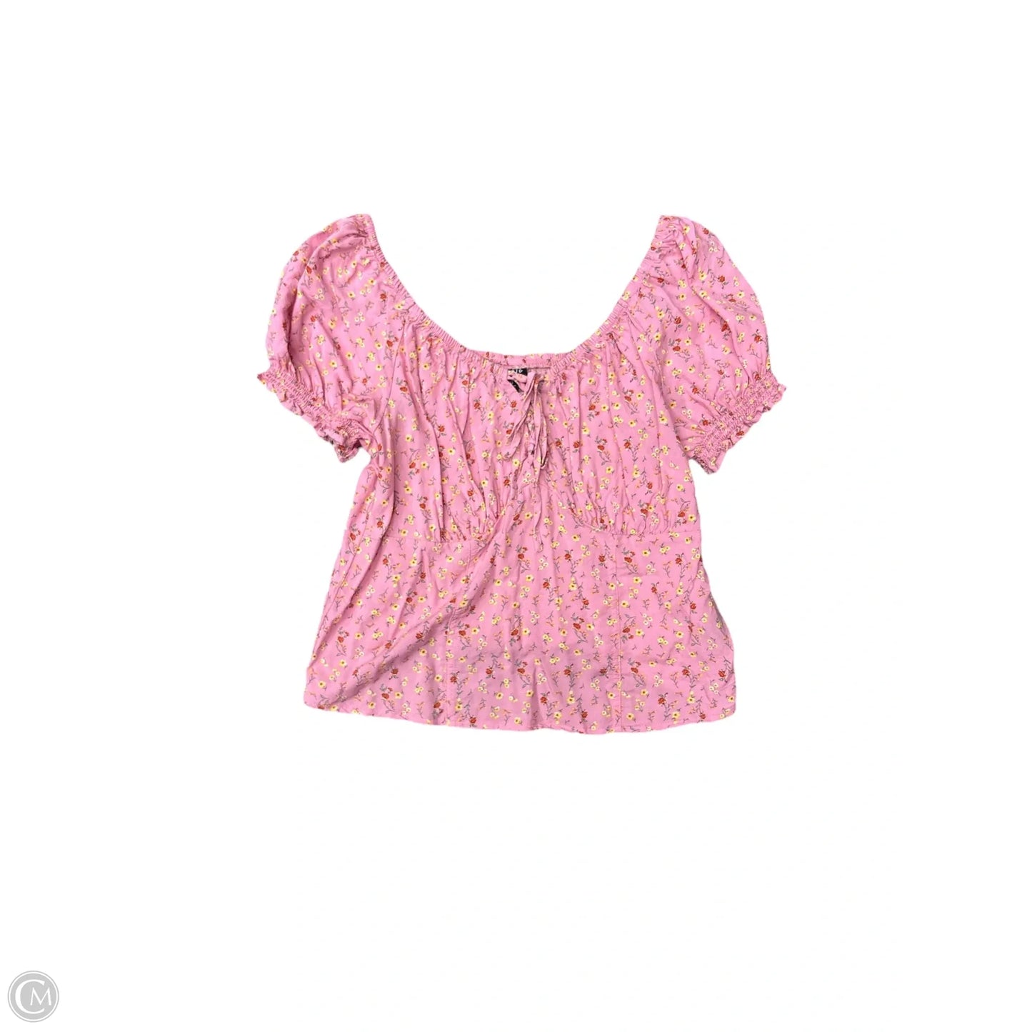 Top Short Sleeve By Torrid In Pink, Size: Xl