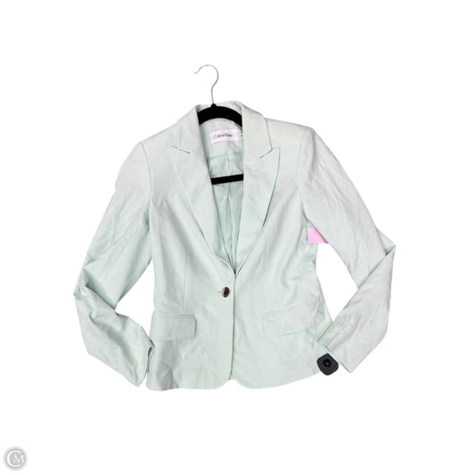 Blazer By Calvin Klein In Green, Size: S