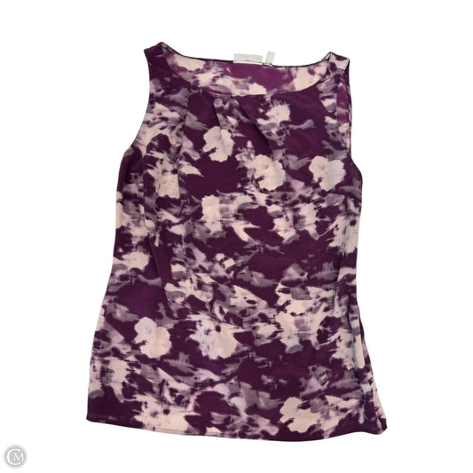 Top Sleeveless By Halogen In Purple, Size: Xs